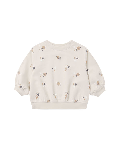 Quincy Mae Parchment Space Oversized Sweat Set
