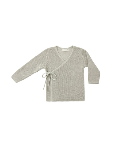 Quincy Mae Laurel Knit Wrap Top + Footed Pant Set