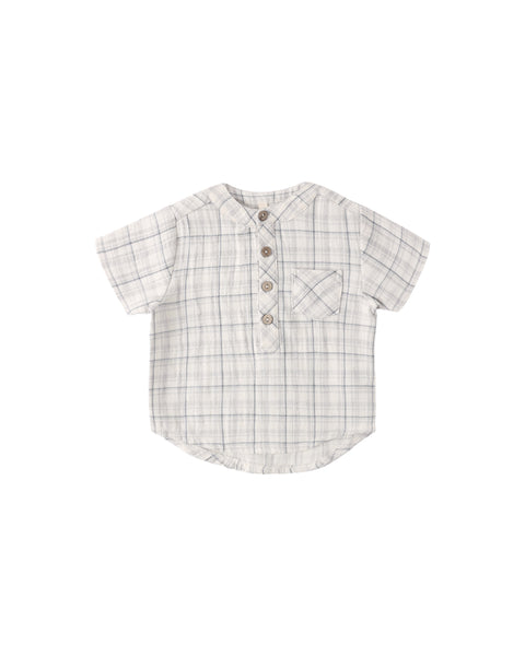 Quincy Mae Blue Plaid Jaxson Shirt