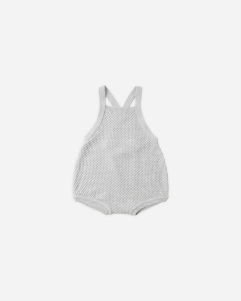 Quincy Mae Sky Heathered Caleb Knit Shortall