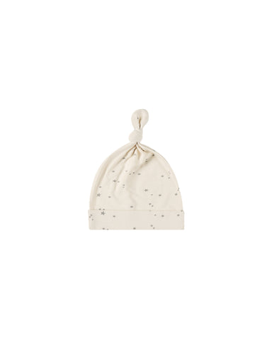 Quincy Mae Natural Twinkle Knotted Baby Hat