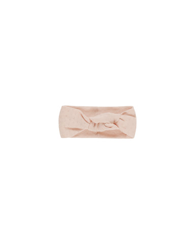 Quincy Mae Melon Pointelle Knotted Headband