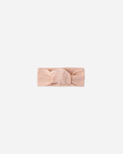 Quincy Mae Melon Pointelle Knotted Headband