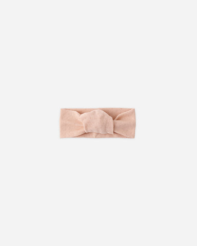 Quincy Mae Melon Pointelle Knotted Headband