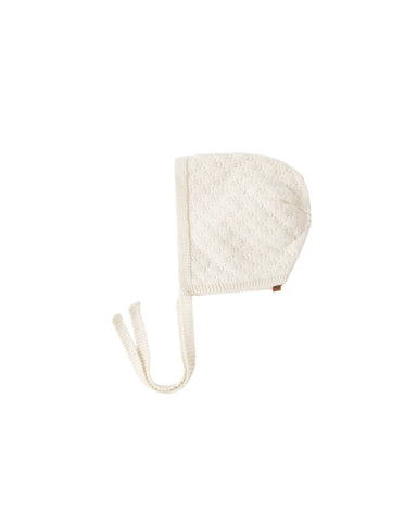 Quincy Mae Natural Knit Bonnet