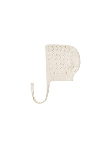 Quincy Mae Natural Knit Bonnet