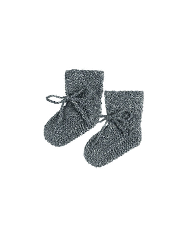 Quincy Mae Indigo Knit Booties