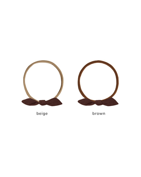 Quincy Mae Black Cherry Little Knot Headband