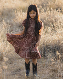 Rylee & Cru Brick Bandana Lydia Dress