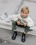 Rylee & Cru Natural New York Oversized Raglan Sweatshirt