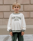 Rylee & Cru Natural New York Oversized Raglan Sweatshirt