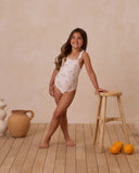 Rylee & Cru Natural Citrus Grove Positano One-Piece Swimsuit