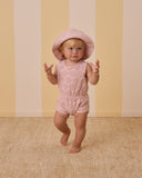 Rylee & Cru Pink Shells Cinch Playsuit