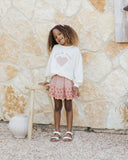 Rylee & Cru Poppy Gingham Tiered Mini Skirt