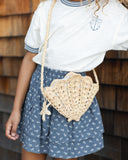 Rylee & Cru Marine Ditsy Tiered Mini Skirt