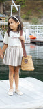 Rylee & Cru Ivory Captain Ringer Tee