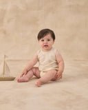 Rylee & Cru Natural Palms Bubble Onesie