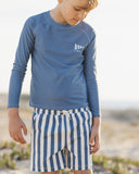 Rylee & Cru Navy Long Sleeve Rashguard