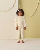 Rylee & Cru Natural Yellow Daisy Spongey Knit Set
