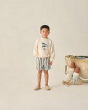 Rylee & Cru Natural Nautical Flag Sweatshirt