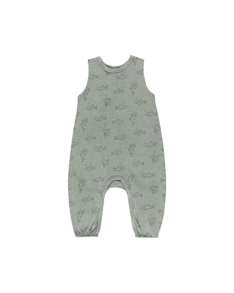 Rylee & Cru Eucalyptus Sharks Mills Jumpsuit