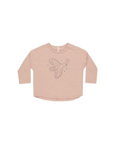 Rylee & Cru Rose Dove Long Sleeve Tee