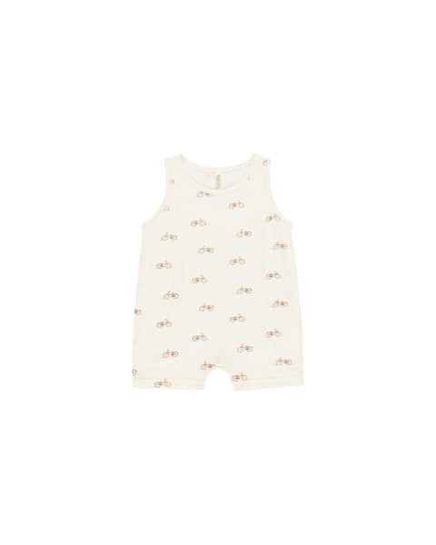 Rylee & Cru Ivory Bicycles Sleeveless One-Piece