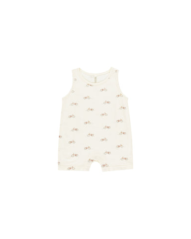 Rylee & Cru Ivory Bicycles Sleeveless One-Piece