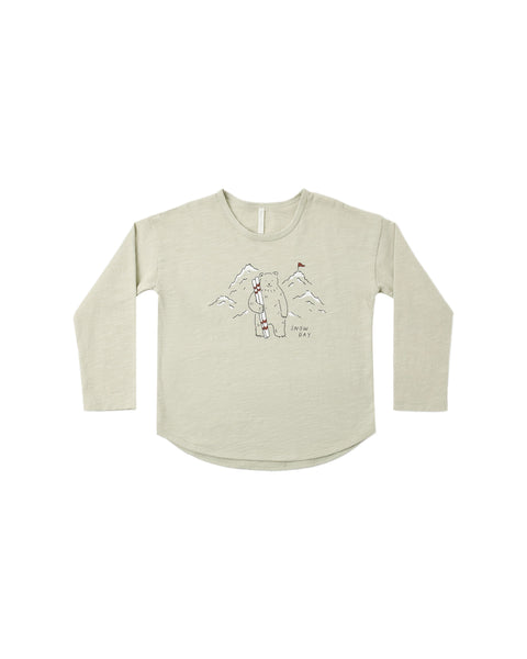 Rylee & Cru Pistachio Snow Day Long Sleeve Tee
