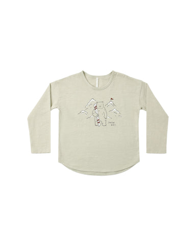 Rylee & Cru Pistachio Snow Day Long Sleeve Tee