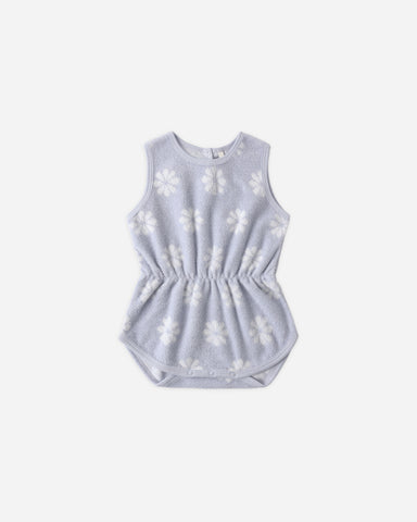 Rylee & Cru Periwinkle Daisy Cinch Playsuit