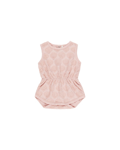 Rylee & Cru Pink Shells Cinch Playsuit