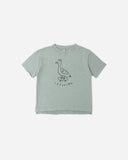 Rylee & Cru Green Cruising Raw Edge Tee