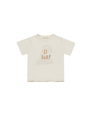 Rylee & Cru Stone Le Surf Raw Edge Tee