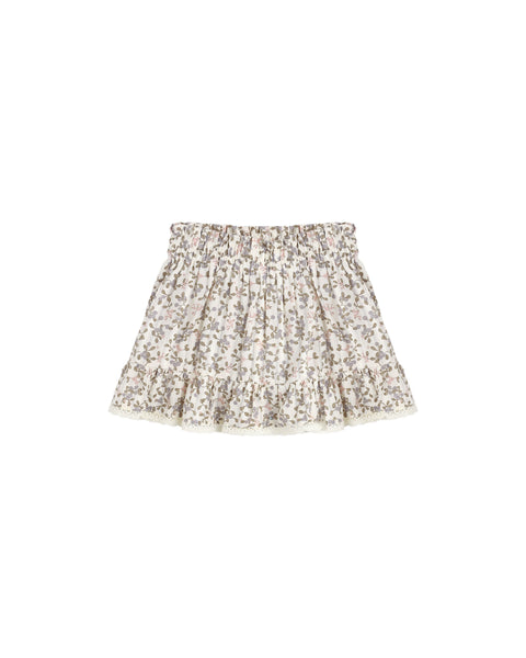Rylee & Cru Ivory Winter Garden Nova Mini Skirt