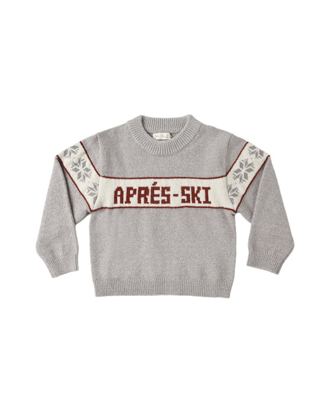 Rylee & Cru Dusty Blue Apres Ski Reagan Sweater