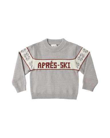 Rylee & Cru Dusty Blue Apres Ski Reagan Sweater