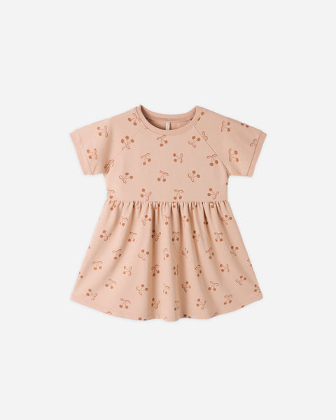 Rylee & Cru Melon Cherry Bows Raglan Dress