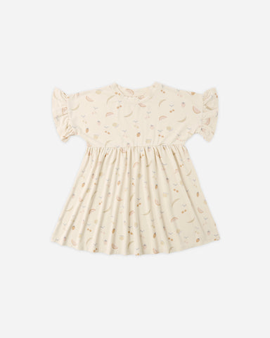 Rylee & Cru Shell Fruit Babydoll Dress