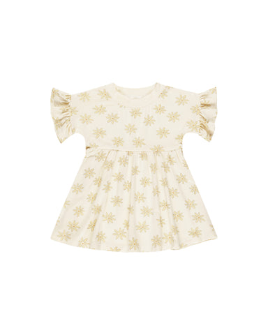 Rylee & Cru Natural Daisies Babydoll Dress