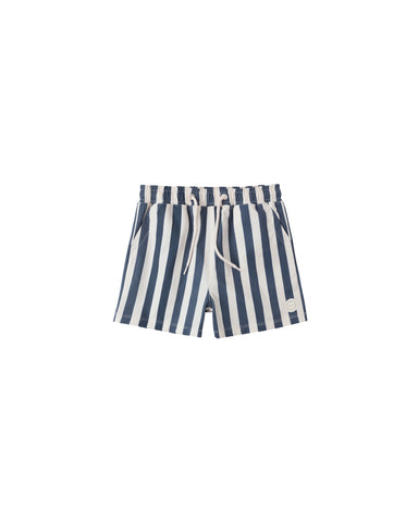 Rylee & Cru Navy Stripe Boardshort