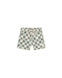 Rylee & Cru Natural Coastal Check Boardshort