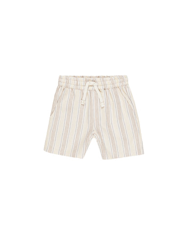 Rylee & Cru Ivory Summer Stripe Bermuda Short