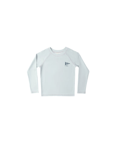 Rylee & Cru Light Blue Long Sleeve Rashguard