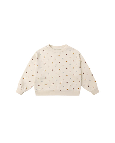 Rylee & Cru Antique Hearts Boxy Pullover