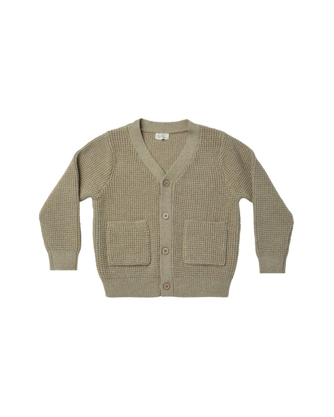 Rylee & Cru Heathered Fern Boys Cardigan