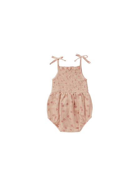 Rylee & Cru Pink Daisy Kaia Romper