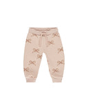 Rylee & Cru Blush Bows Relaxed Sweat Set