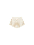Rylee & Cru Sand Stripe Knit Vest + Short Set