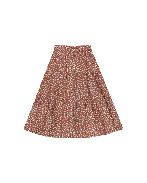 Rylee & Cru Brick Rosette Joelle Skirt